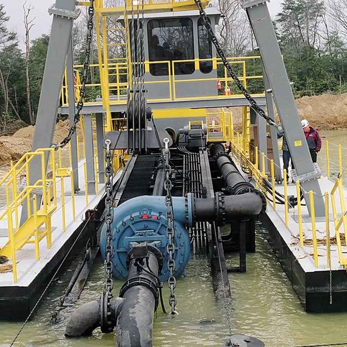 Thomas Simplicity pumps are rough and rugged solutions for dredging.